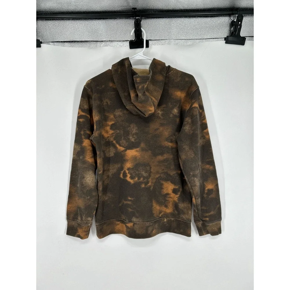 Carhartt Hoodie‎ Youth Boys Large 14-16 Brown Camouflage Camo Tie Dye Graphic